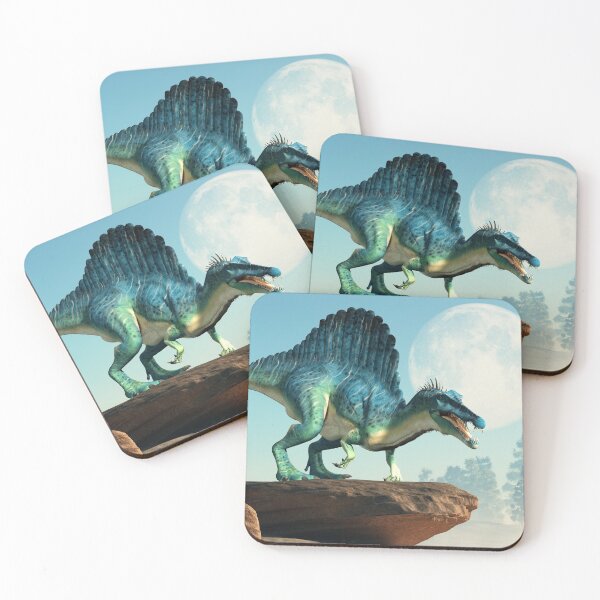 Item preview, Spinosaurus on a Cliff by the Moon designed and sold by Daniel Eskridge.