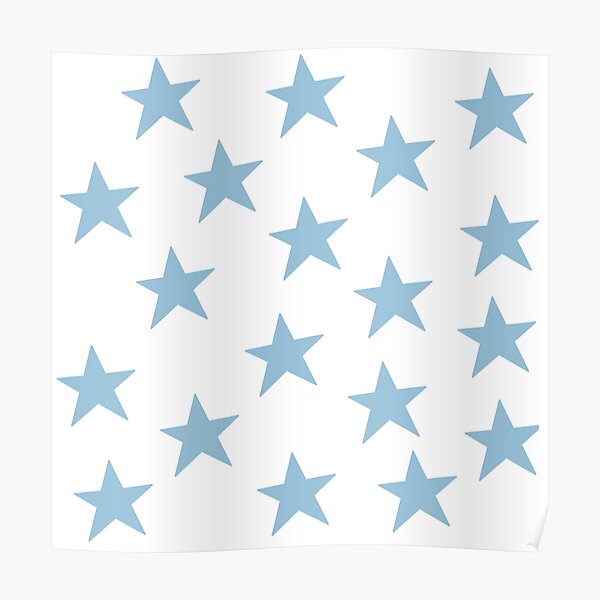 Blue stars Poster