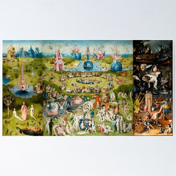 Hieronymus Bosch The Garden Of Earthly Delights Poster