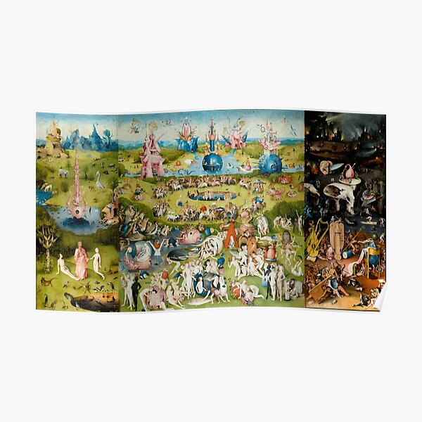 Hieronymus Bosch The Garden Of Earthly Delights Poster