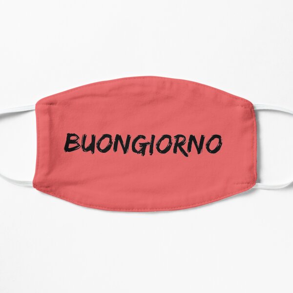Buongiorno Italian shirt Flat Mask