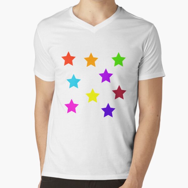 simpleflips Rainbow Star Galaxy Pocket Print Shirt