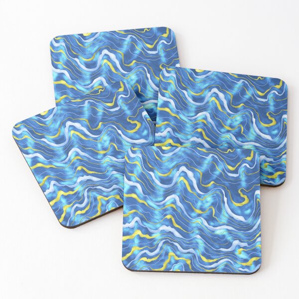 Item preview, Ethereal Sea- deep blue designed and sold by Reeding-Rainbow.