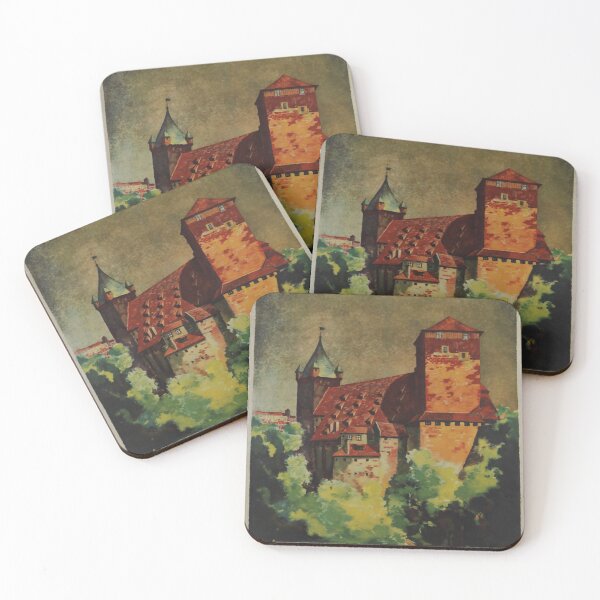 Item preview, Romantic Germany vintage travel poster designed and sold by stickart-marek.