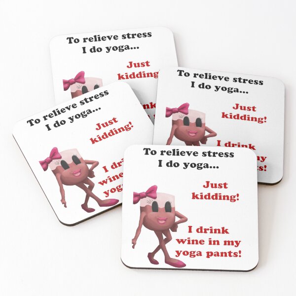 Item preview, Wine in my Yoga pants designed and sold by tnewton69.