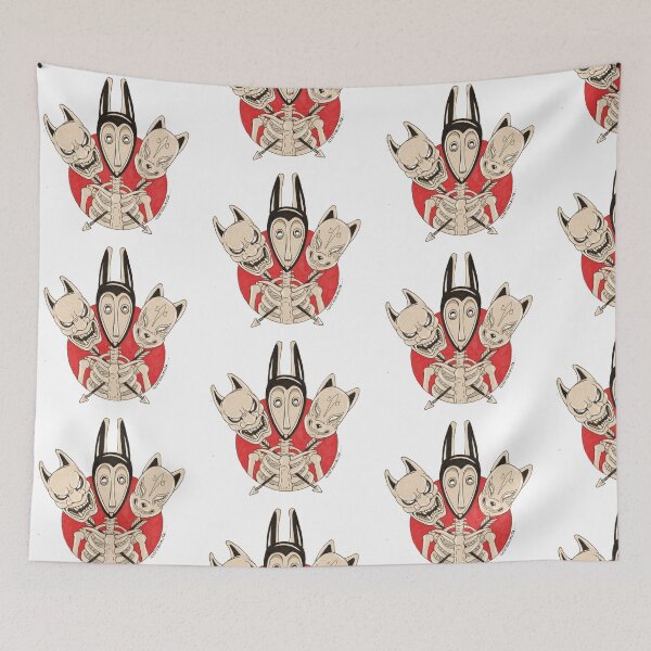 Item preview, three mask designed and sold by Ilustronauta.