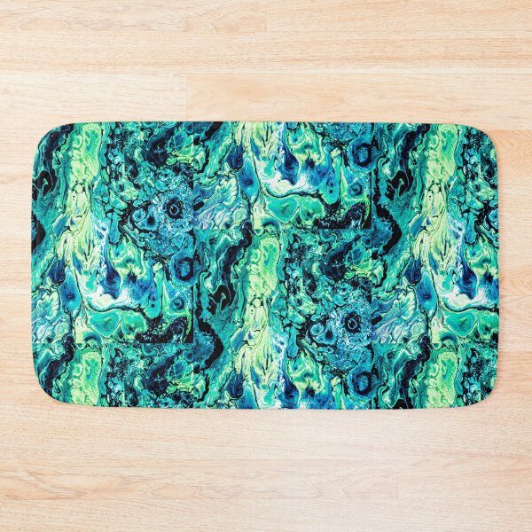 Item preview, Iguana Swirls - Paint Pour Art - Unique and Vibrant Modern Home Decor for enhancing the living room, bedroom, dorm room, office or interior. Digitally manipulated acrylic painting. designed and sold by cherdoodles.