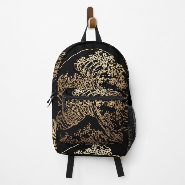 Item preview, The Great Waves,faux gold stylized from the original the Great Waves designed and sold by PixDezines.