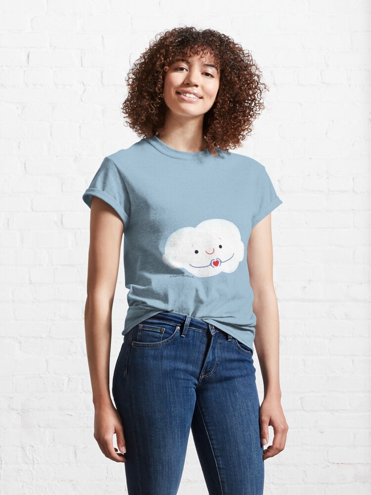 Alternate view of Cloud doing a heart with hands Classic T-Shirt