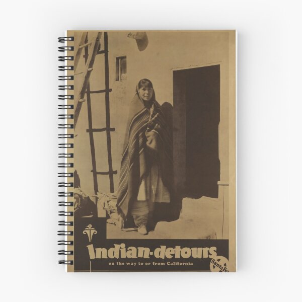 Item preview, indian detours vintage travel poster designed and sold by stickart-marek.