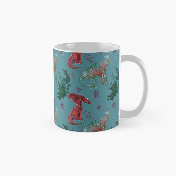 Item preview, Dragons 1-3 with leaves -tealish designed and sold by KassyKeppol.
