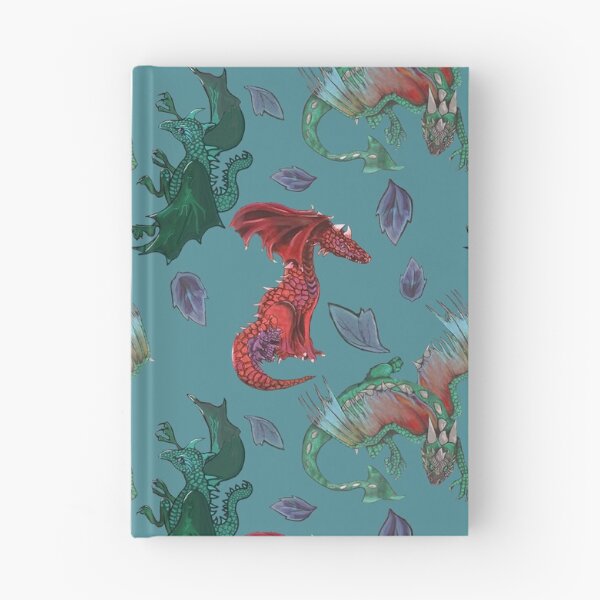 Item preview, Dragons 1-3 with leaves -tealish designed and sold by KassyKeppol.