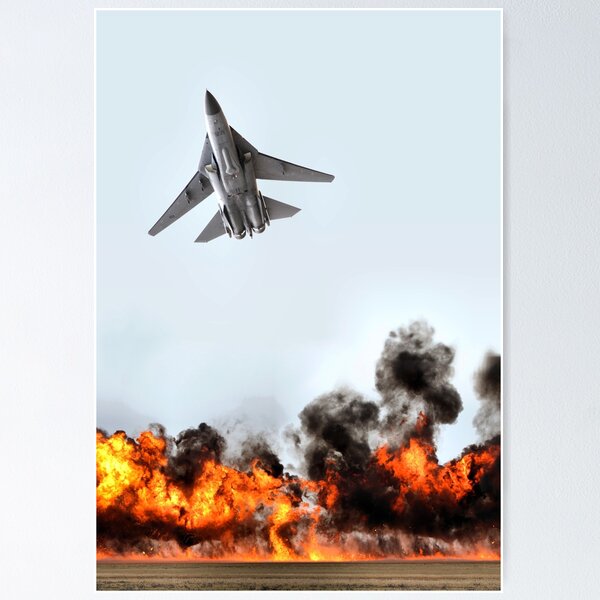 Item preview, F111 with Fire, Adelaide Air Show  designed and sold by Carole-Anne.