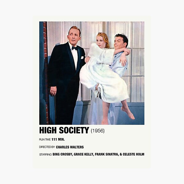 High Society (1956) Alternative Film Poster Poster Photographic Print