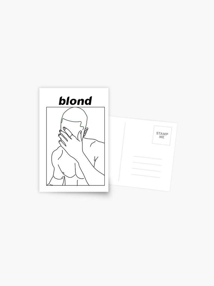 Frank Ocean - Blond (album cover) Postcard for Sale by Darskye