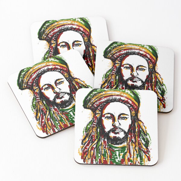 Item preview, Colorful Rasta Reggae Man With Beard And Dreads designed and sold by OfferHeat.