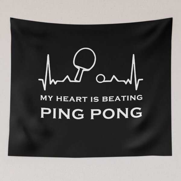 Aperçu de l'œuvre Ping pong heartbeat créée et vendue par Catsloversdotme.
