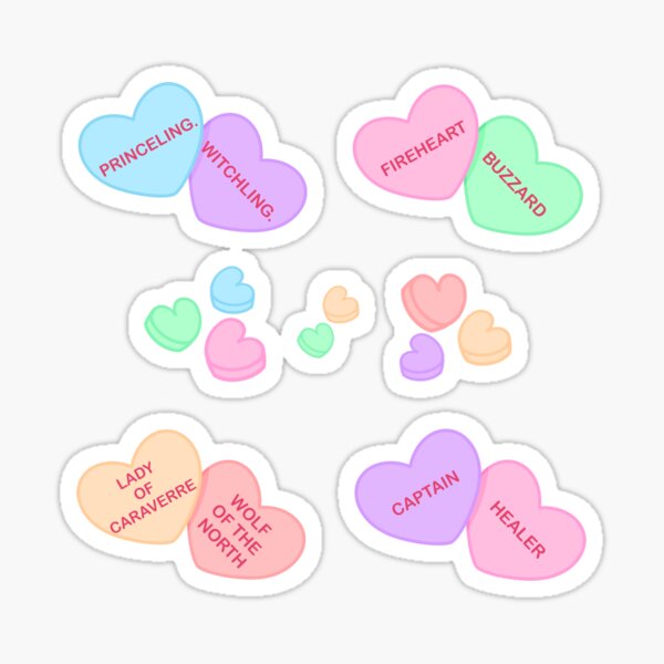 Throne of Glass OTPs Sweethearts Mini Pack♡ Sticker