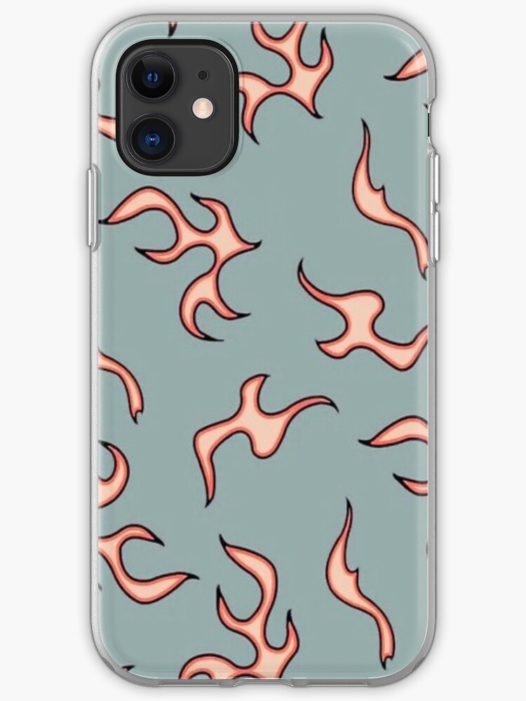 Aesthetic Wildflower Flame Iphone Case Cover By Simplebutsweet Redbubble