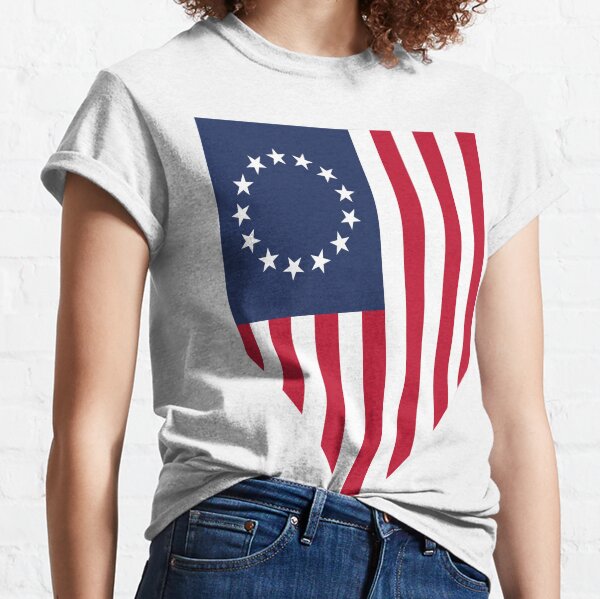 4th of July United States Constitution Betsy Ross Flag All Over Mens T Shirt 