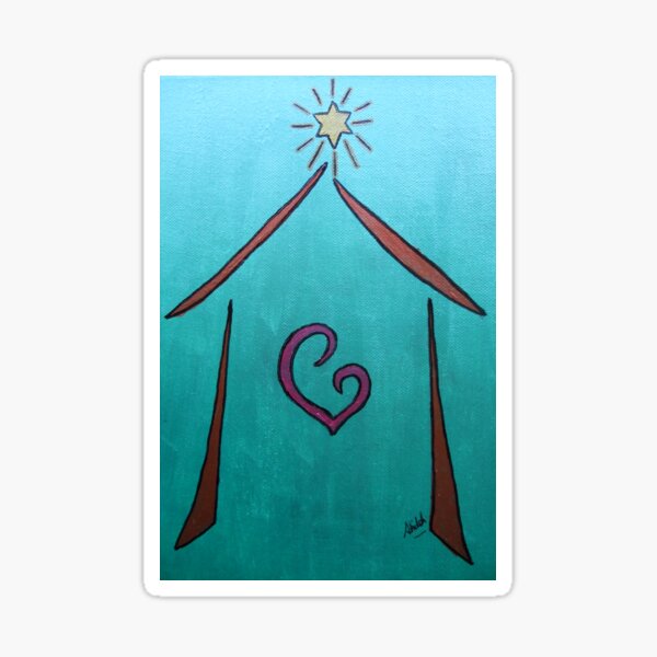 Mother + Child Nativity Sticker