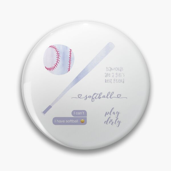 Artikelvorschau, Lila hellpurpurnes Aquarell-Softball-Aufkleber-Paket entworfen und verkauft von The-Goods.