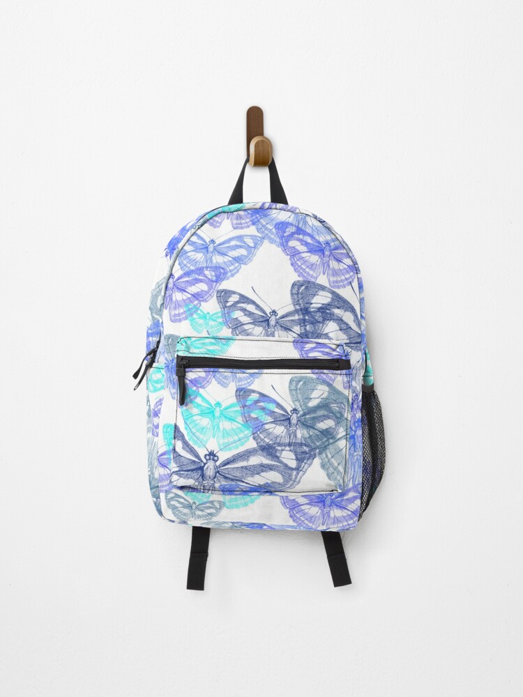 bright blue backpack