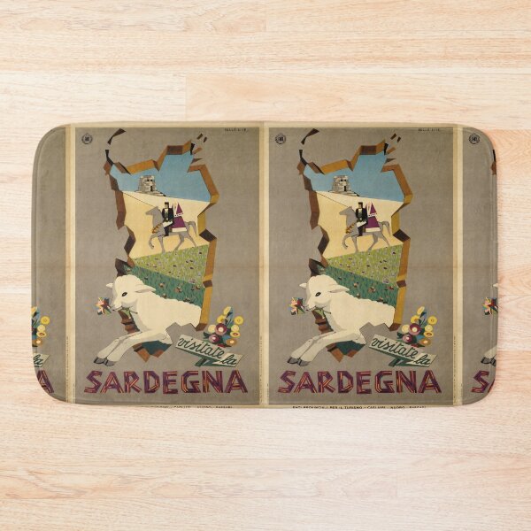 Item preview, ENIT Sardegna vintage travel poster designed and sold by stickart-marek.