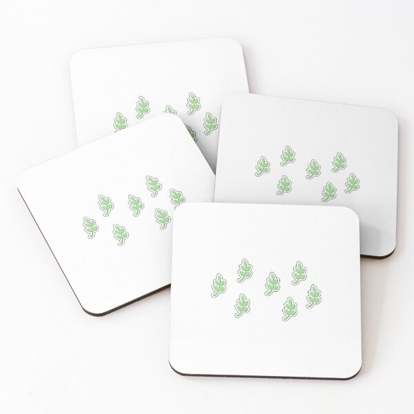 Item preview, green leaf/plant stickers - 7 pack!! designed and sold by mass-stickers.