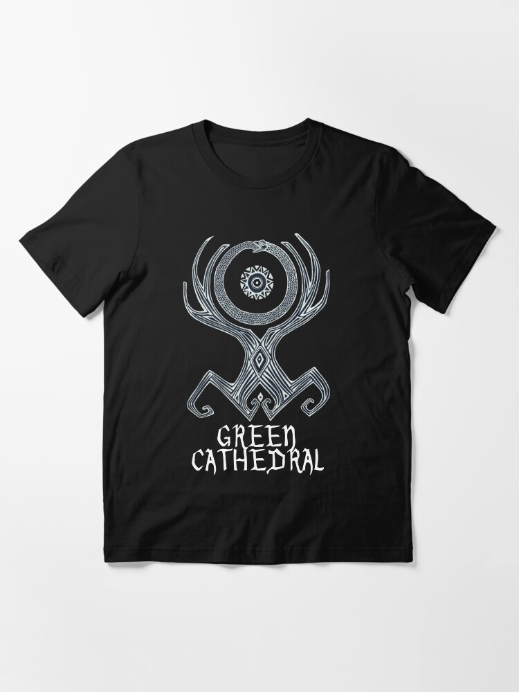 Alternate view of Green Cathedral T-Shirt Design Essential T-Shirt