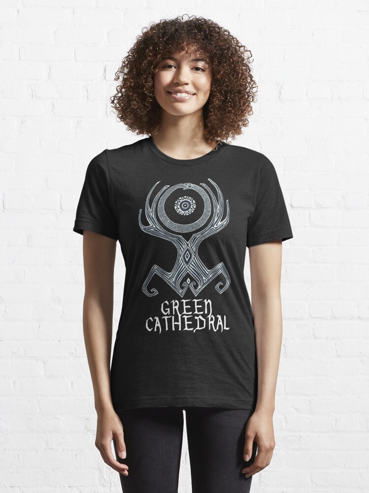 Alternate view of Green Cathedral T-Shirt Design Essential T-Shirt