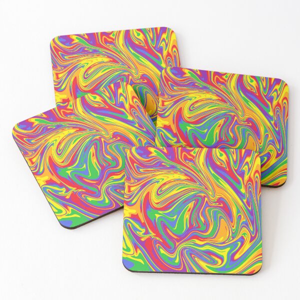 Item preview, Tie dye Kaleidoscope rainbow colors designed and sold by Birdtheman12345.
