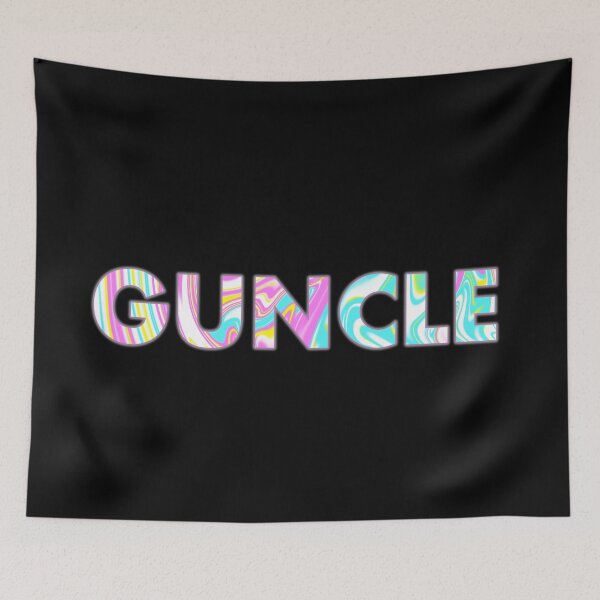 Item preview, GUNCLE In Psychedelic Colours designed and sold by SquareClub.