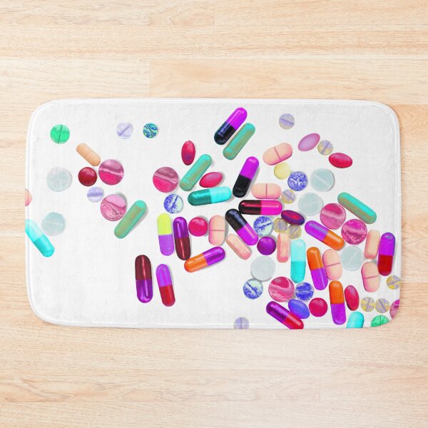 Item preview, Happy Pills, Pill, Medicine, Rainbow Pills, Chill Pill, Meds, Colorful, Funny Pills, Pill Case designed and sold by Clancy Rodgers.