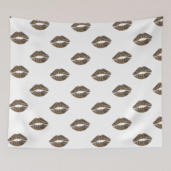 Aperçu de l'œuvre Cheetah Print Lips créée et vendue par jbernstein.