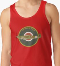 RAF MKII Spitfire Vintage Look Fighter Aircraft Tank Top