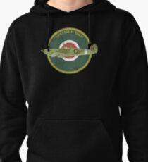 RAF MKII Spitfire Vintage Look Fighter Aircraft Pullover Hoodie
