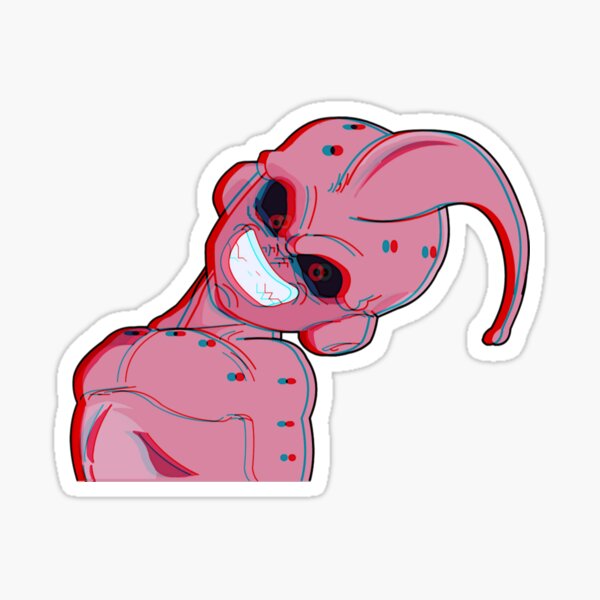 Buu Outline Sticker for Sale by awallac