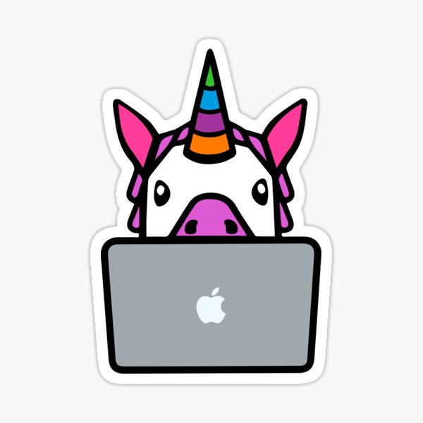 wwdc apple unicorn animoji memoji macbook Sticker