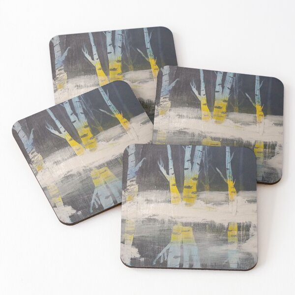 Item preview, Snowy Birch Tree Reflections designed and sold by Gordon Nelson.
