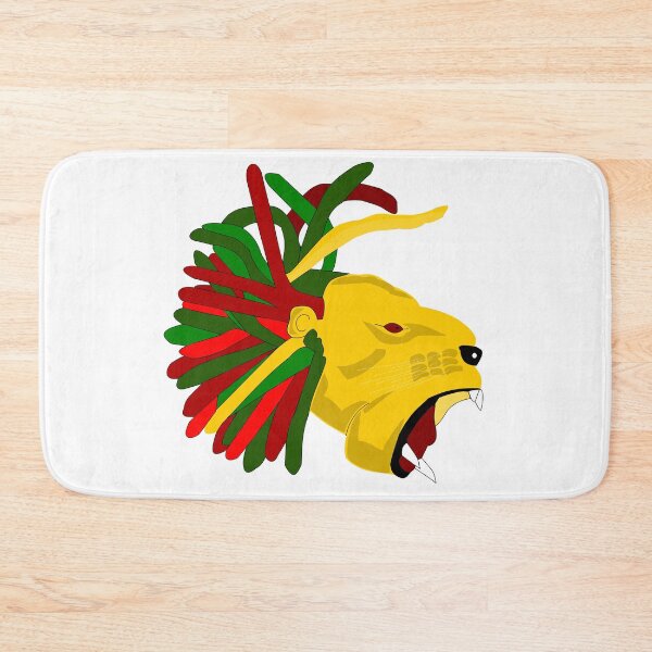 Item preview, Rasta Lion Roaring with Colorful Dreadlocks and Big Teeth designed and sold by OfferHeat.