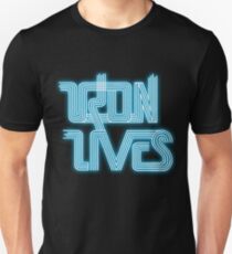 TRON LIVES Uprising version Slim Fit T-Shirt