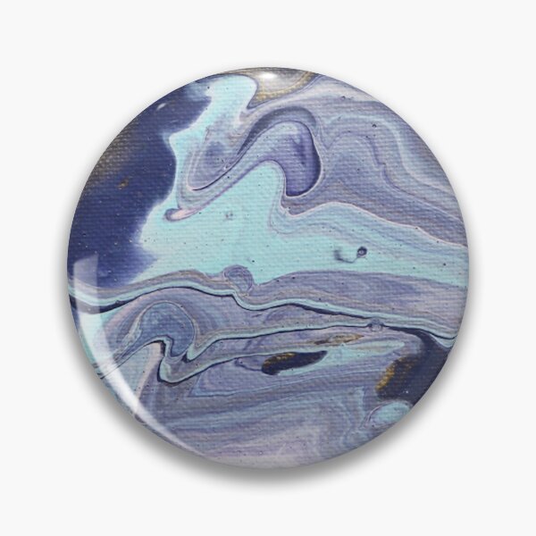 Item preview, Blue and Gold Marble Painting designed and sold by erakes.