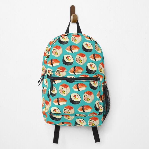 Sushi-Muster - Blau Rucksack
