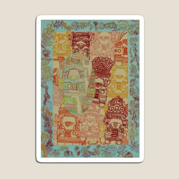 Truck Art - The Qalam Series Magnet