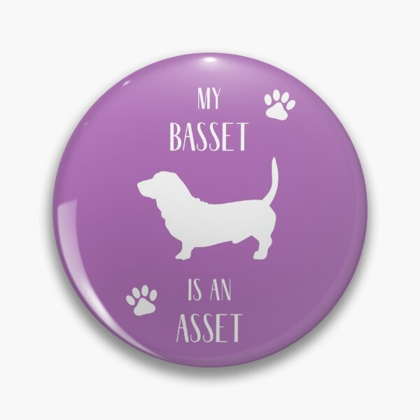 Item preview, My Basset is an Asset | Basset Hound | II  designed and sold by RocketPunchSC.