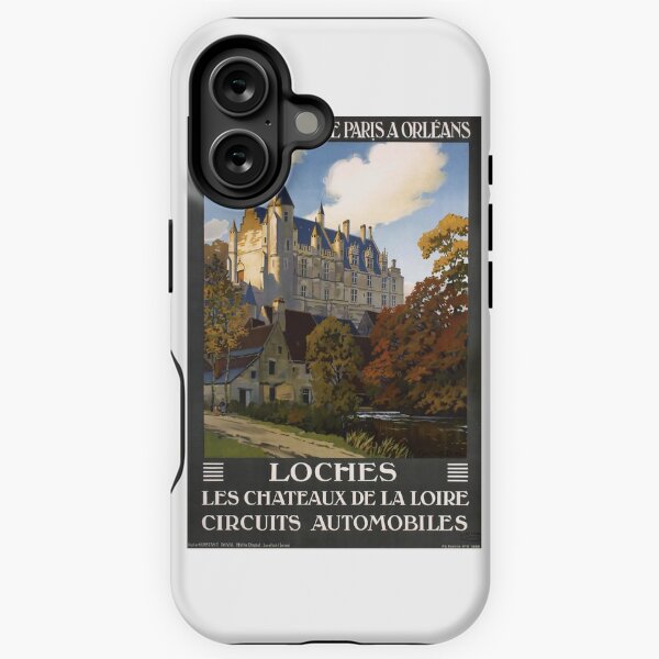 Item preview, PARIS ORLEANS Loches vintage travel poster designed and sold by stickart-marek.