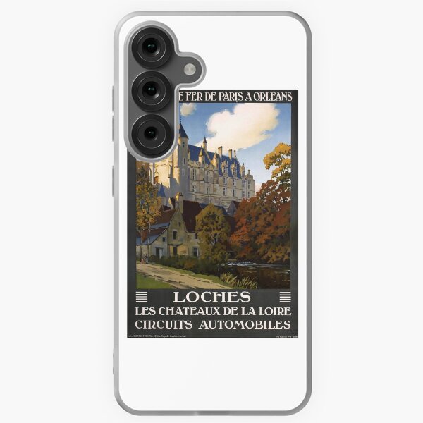 Item preview, PARIS ORLEANS Loches vintage travel poster designed and sold by stickart-marek.
