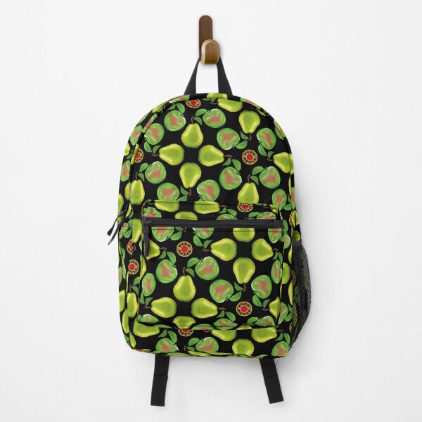 Item preview, Apple and Pear on Black designed and sold by Sarah-Lynn Brown.