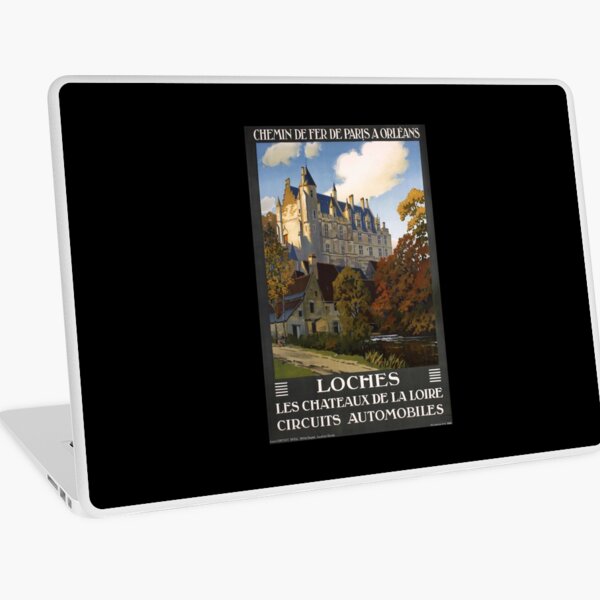 Item preview, PARIS ORLEANS Loches vintage travel poster designed and sold by stickart-marek.